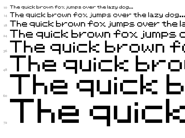 PKMN RBYGSC font waterfall